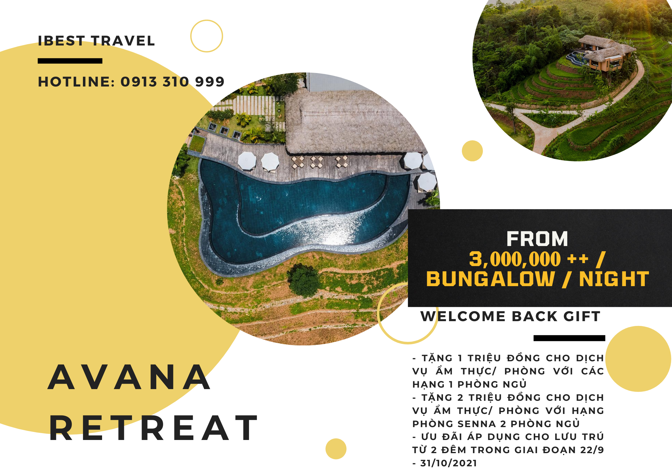 Welcome Back Gift – AVANA RETREAT chào đón những khách hàng thân yêu trở lại từ 22/9